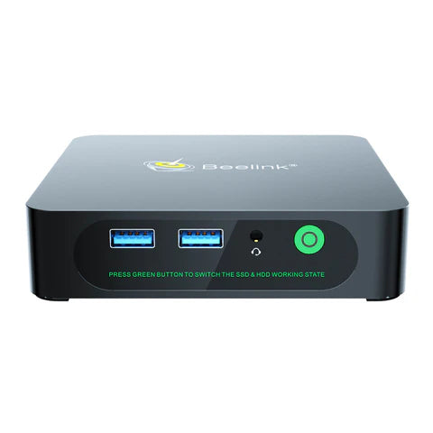 Beelink Expand F USB-C Docking Station - Dual 4K@60Hz, 90W PD Charging, 4TB Storage, 5xUSB 3.0 for Laptop/Mobile Office & Gaming