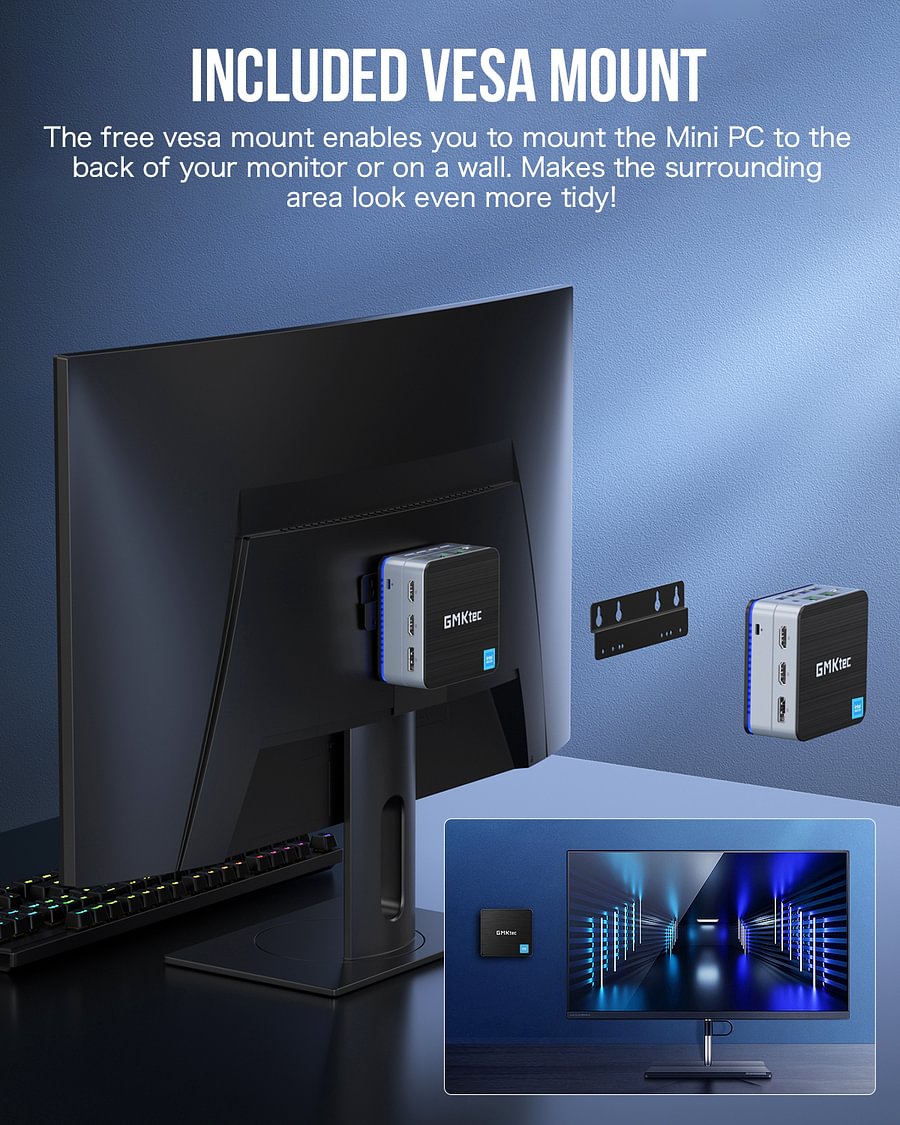 1013-GMKtec Intel Twin Lake N150 Mini PC--NucBox G2 Plus