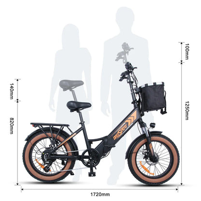 212-OneSport OT29 Folding E-Bike