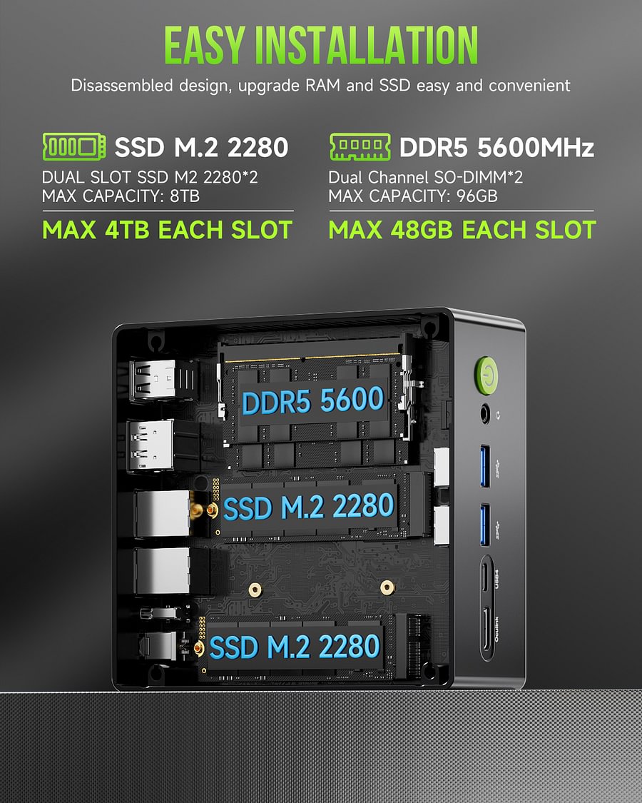 1012-GMKtec AMD Ryzen™ 9 8945HS -- NucBox K11