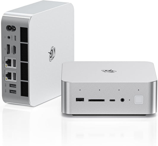 Beelink GTi13 Mini PC - Intel Core i9-13900HK (32GB DDR5/1TB SSD), AI Voice, PCIe 5.0 eGPU, 32dB Silent, Dual 4K@144Hz for Gaming & Creative Workflows