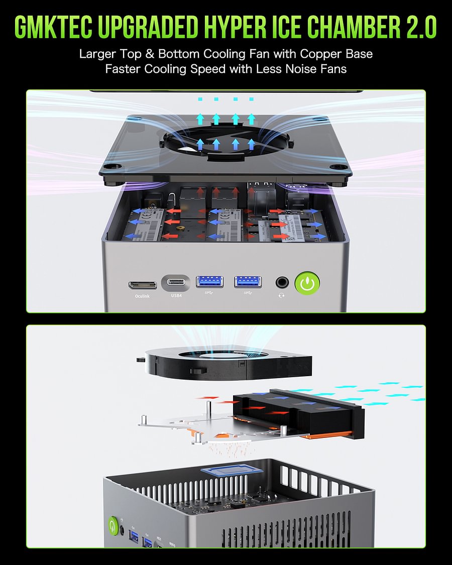 1006-GMKtec AMD Ryzen 9 PRO 6950H Mini PC