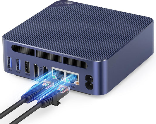 Beelink EQ14 Mini PC - Intel N150 3.6GHz, 16GB DDR4, 500GB SSD, 4K Dual Display, Dual LAN