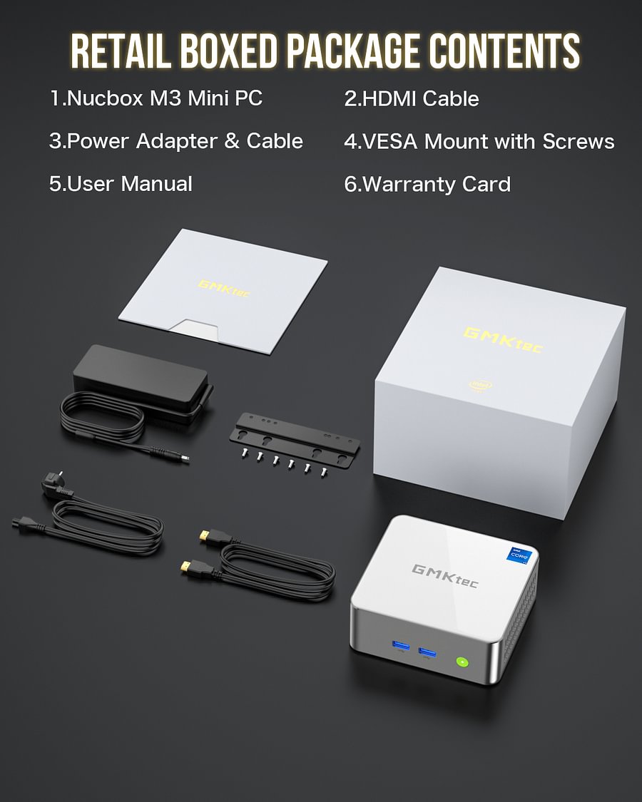 1014-GMKtec Intel 12th Core i5 12450H Mini PC--NucBox M3
