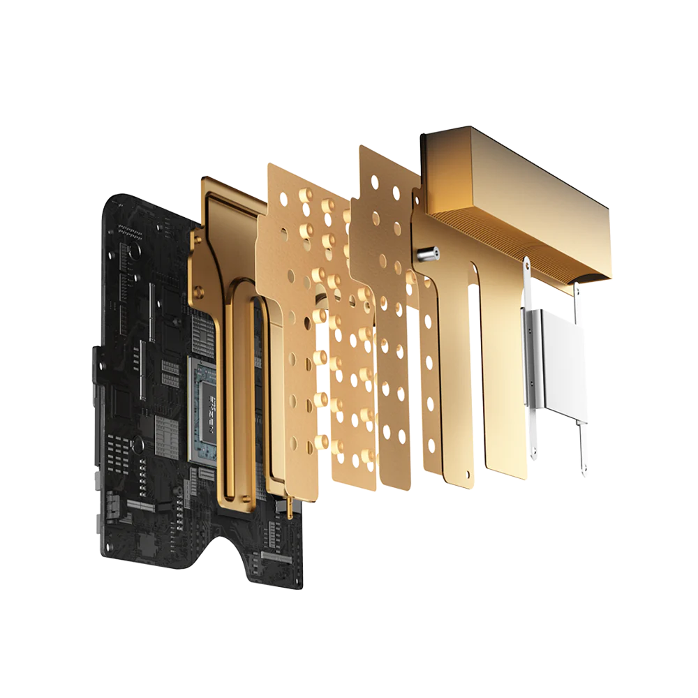Beelink SER8 Mini PC AMD Ryzen 7 8845HS (16 TOPS AI) | 32GB DDR5 | 1TB SSD | Triple 4K Display | 32dB Silent Design