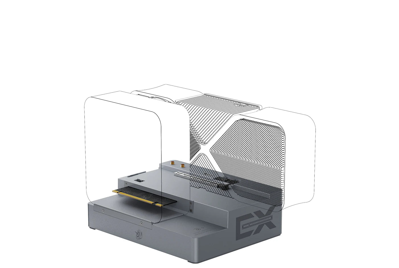 Beelink EX Pro Docking Station for RTX 50 & RX 9000 GPUs | PCIe 5.0 x8 | 600W PSU | SSD/WiFi Expansion